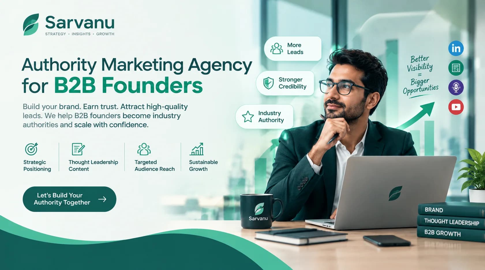 Architecting Growth: Why B2B Founders Need an Authority Marketing Agency