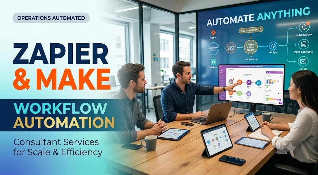 Zapier & Make Workflow Automation Consultant: Scalable Integration Engineering