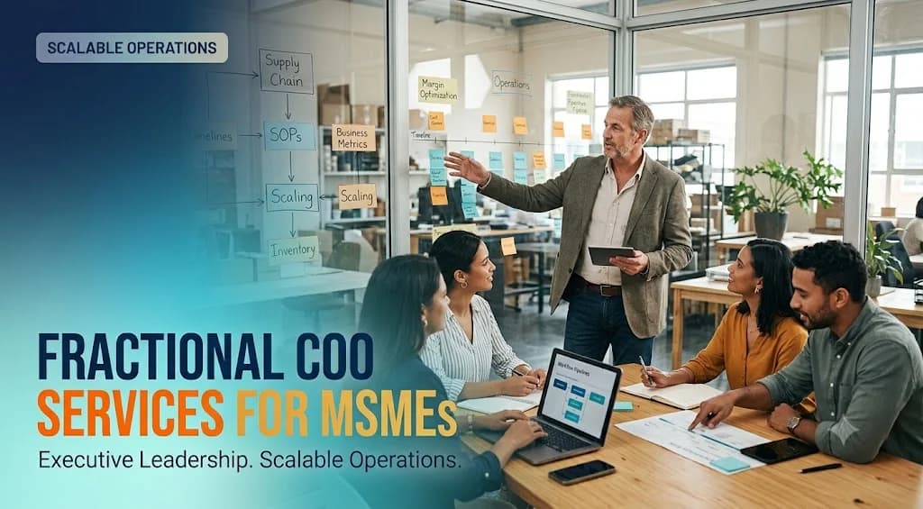 Fractional COO Services for MSMEs: Scaling Systems Without Executive Bloat